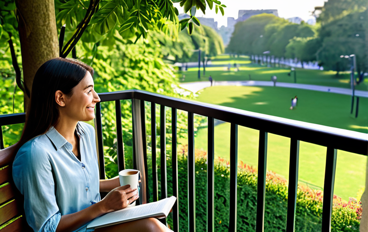 정신건강 상담사 연봉협상 전략 - **Prompt:** A serene, modern illustration of a female mental health counselor in her late 30s, with ...