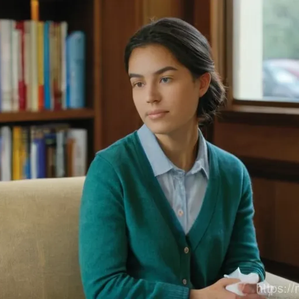 정신건강 상담사의 실습 - **Prompt 1: Empathy and Connection in a Counseling Session**
A warm and inviting counseling room...