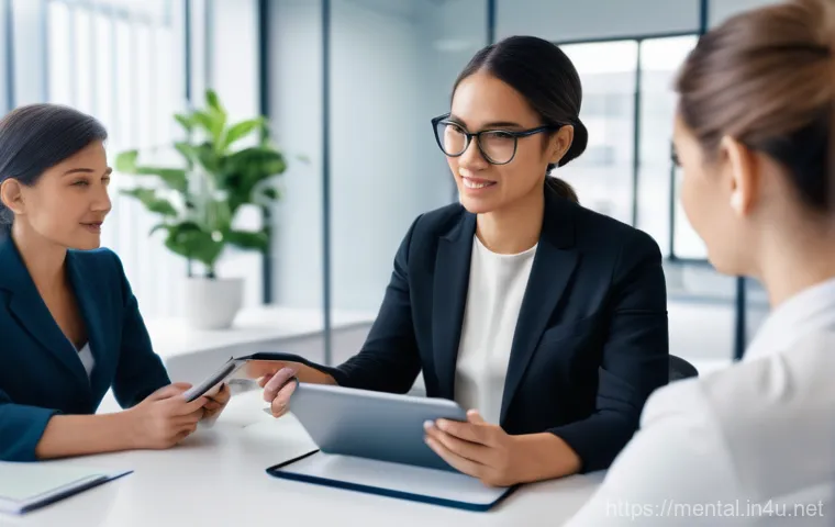 정신건강 전문가 이직 성공 사례 - **Prompt:** A diverse group of mental health professionals, including psychiatrists, psychologists, ...