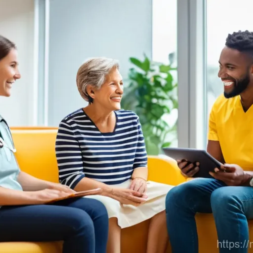 정신건강 분야 자격증 취득 절차 - **Image Prompt 1: Diverse Mental Health Professionals in Action**
    A diverse group of mental heal...