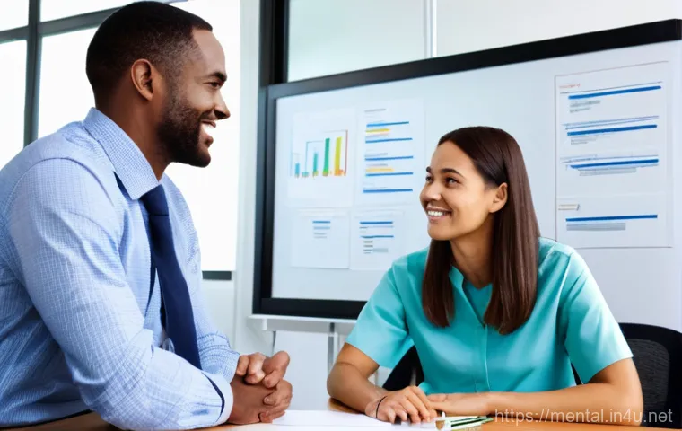 정신건강 분야 자격증 취득 절차 - **Image Prompt 2: The Journey to Qualification**
    A focused individual, appearing determined and ...