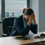 정신건강 전문가 이직 절차 - **Image Prompt 1: The Weight of Empathy**
    A lone mental health professional, appearing in their ...