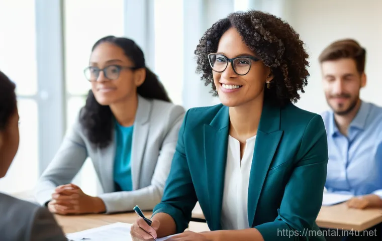 정신건강 전문가 이직 절차 - **Image Prompt 2: Crossroads of New Beginnings**
A determined mental health expert, depicted in ... 정신건강 전문가 이직 절차 - **Image Prompt 2: Crossroads of New Beginnings**
A determined mental health expert, depicted in ...