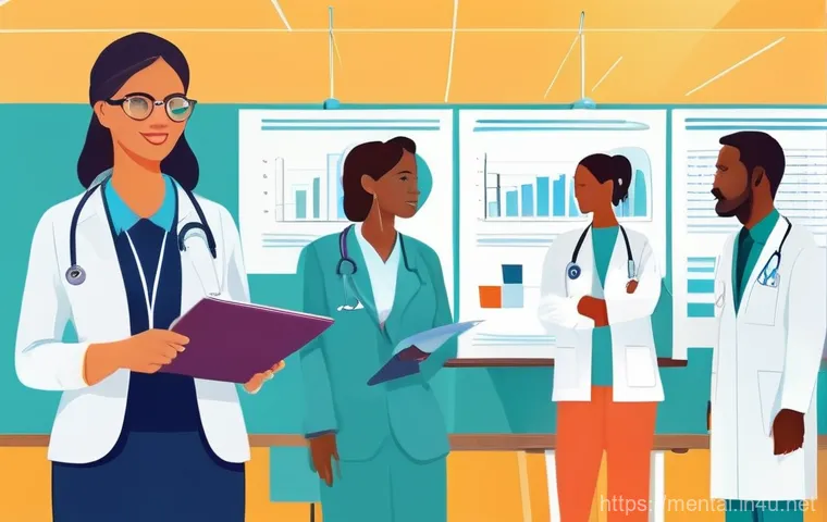 정신건강 분야 이직을 위한 준비사항 - **Prompt 1: "The Golden Opportunity of a Mental Health Career"**
    A vibrant and hopeful image of ...