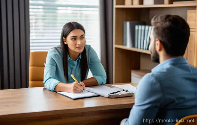 정신건강 전문가의 실무와 이론적 접근 - **Prompt 1: Mental Health Clinical Psychologist in Session**
A female mental health clinical psy...